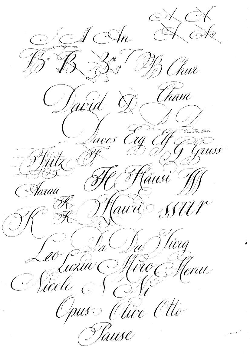Kalligraphie | Anglaise