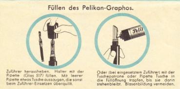 Füllen des Pelikan Graphos