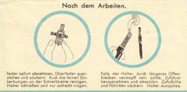 Nach dem Arbeiten