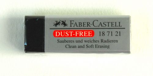 Faber-Castell, Clesn and Soft Erasing.