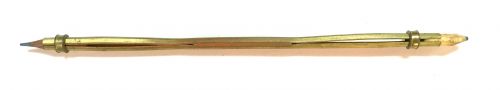 Crayon dtenteurs du 19me sicle, 13,5 cm, en laiton.