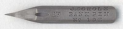 Joseph Scholz BANK PEN No. 192 EF